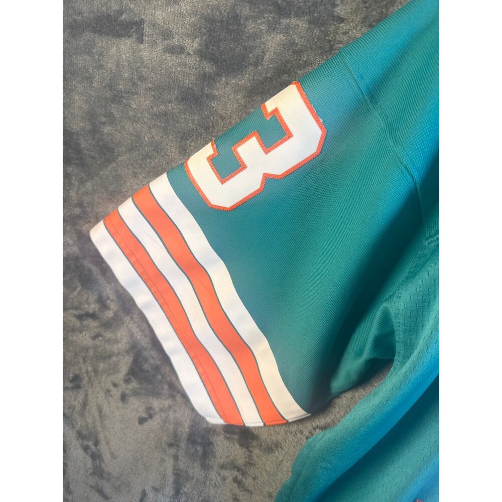 Mitchell & Ness 1984 Dan Marino Legacy Retro Throwback Jersey Men’s Medium Teal - Picture 13 of 14